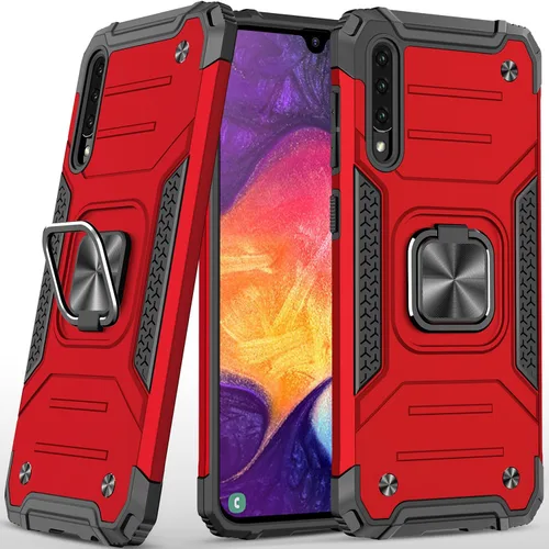 Miniatura 8 de Dionsibei Funda para Samsung Galaxy A50 A50S A30S, grado militar, soporte integrado con soporte de soporte, resistente, a prueba de golpes, funda