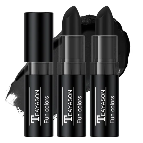Miniatura 22 de 2Pcs Royal Blue Face Body Paint Stick, Royal Blue Lipstick Makeup Eyeblack for World Cup2026/Baseball/Football/Halloween/Cosplay Party Makeup Cream