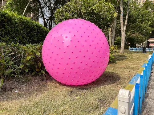 Miniatura 2 de Bola de Masaje Sensorial Grande para Niños, 2 Paquetes de 33.5" 85CM Bolas de Ejercicio Rebotantes para Niños Pequeños, Grandes Juguetes Inflables