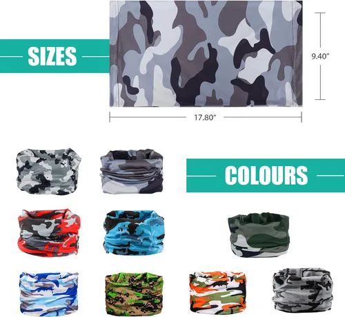Miniatura 2 de Sun UV Protection Face Mask Cooling Neck Gaiter Balaclava Bandana Scarf