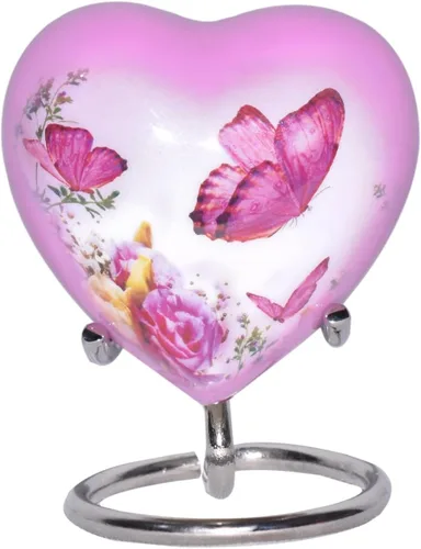 Miniatura 11 de BOLD & DIVINE Urnas de cremación con temática de mariposa Urnas decorativas para cenizas humanas de mujeres y hombres, urnas para cenizas, urnas