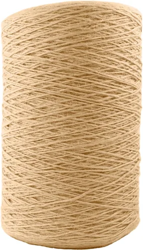 Miniatura 22 de Cuerda de yute natural, 1.5 pulgadas de diámetro, 50 pies de largo, 4 hebras, manualidades y manualidades, decoración de jardín y hogar, hamaca