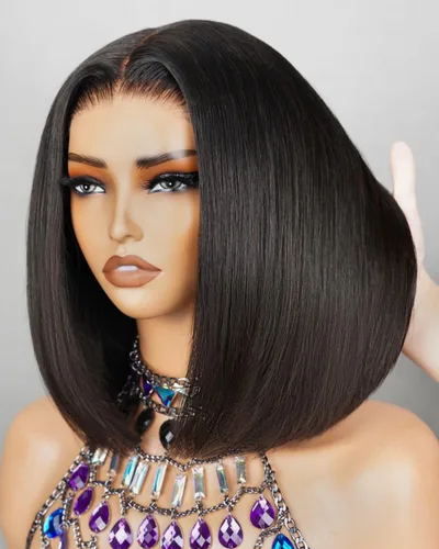 Miniatura 15 de Peluca Balayage Wear and Go sin pegamento, predepilada 12A, densidad del 220%, encaje frontal, peluca de cabello humano 6x5, precortada, pelucas