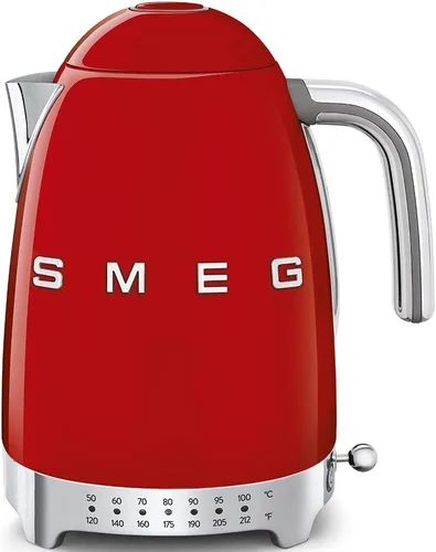 Miniatura 9 de SMEG Hervidor eléctrico de temperatura variable 1.7L (7 tazas), hervidor de té y café de acero inoxidable, hervir rápido, temperatura ajustable
