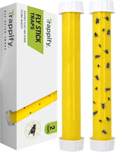 Trappify Trampas Colgantes para Moscas de Exterior: Trampas para Moscas de la Fruta para Interiores | Trampa para Jejenes | Trampas para Jejenes