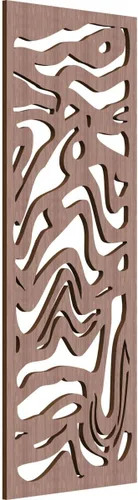 Miniatura 39 de 9 3/8"W x 24 3/8"H x 1/4"T Northfield Decorativos Paneles de Pared de Madera Calado, Abedul