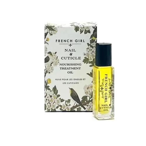 French Girl - Aceite de uñas y cutículas, fortalecedor hidratante y tratamiento de crecimiento, suavizante de cutículas, aceite de crecimiento de