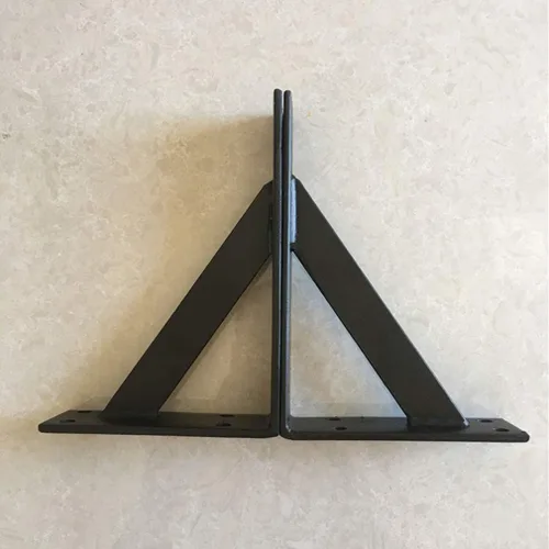 Miniatura 8 de Soportes flotantes de metal para estante de pared de hierro triangular, soporte para estante de muebles, lavabo de pared, soporte para estante