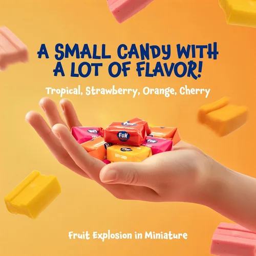 Miniatura 4 de Taffy Candy Bolsa de 2.2 libras – Aproximadamente 245 unidades Caramelos masticables de frutas envueltos individualmente Dulces masticables