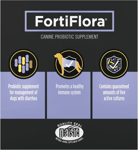 Miniatura 10 de Purina Pro Plan - Suplementos veterinarios FortiFlora - Probióticos caninos para perros, ayuda a la salud digestiva intestinal y la diarrea - Caja