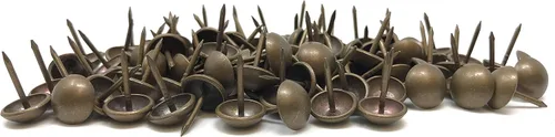 Miniatura 9 de DMSE – Tamaño mayorista 7/16" diámetro (0.433 in) hardware tapicería muebles decorativos Pulgar tachuelas clavos clavos 1000