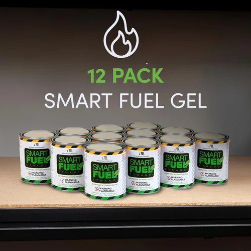 Miniatura 2 de Smart Fuel - Latas de combustible de gel de bioetanol – Combustible de chimenea de bioetanol de combustión limpia para fogatas
