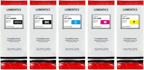 Miniatura 18 de PFI-030 - Cartucho de tinta de 1.9 fl oz (5 unidades, negro mate, negro, cian magenta amarillo) Lometic compatible con PFI-030MBK PFI-030BK PFI-030C