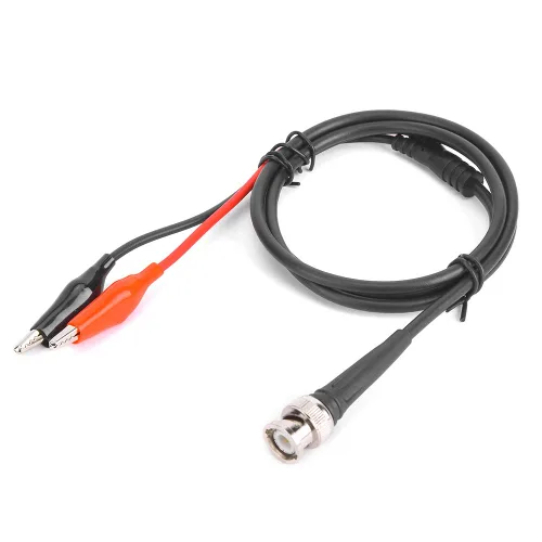 Miniatura 6 de Cable coaxial con clip BNC, generador de señal de función, accesorios de línea de prueba, 35.4 in, 50 Ω para generador de señal