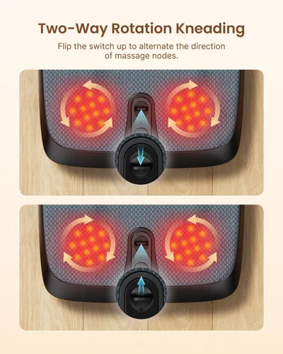 Miniatura 6 de RENPHO Masajeador de pies Shiatsu FSA con calor, regalos del día del padre para marido, gatillo de presión de encendido/apagado habilitado para pies