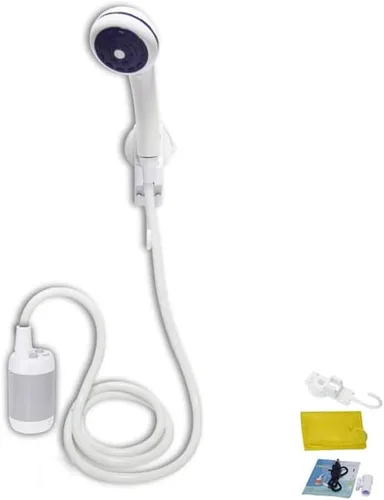 Iron Hammer Ducha portátil para acampar Ducha al aire libre Ducha eléctrica de mano Gris