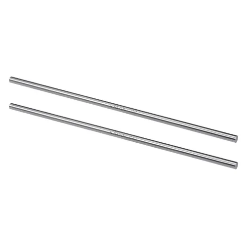 Miniatura 16 de uxcell Varilla de acero redonda, barra de torno HSS de 0.256 in, herramienta de 7.874 in de largo, para engranajes de eje, taladradora, máquina