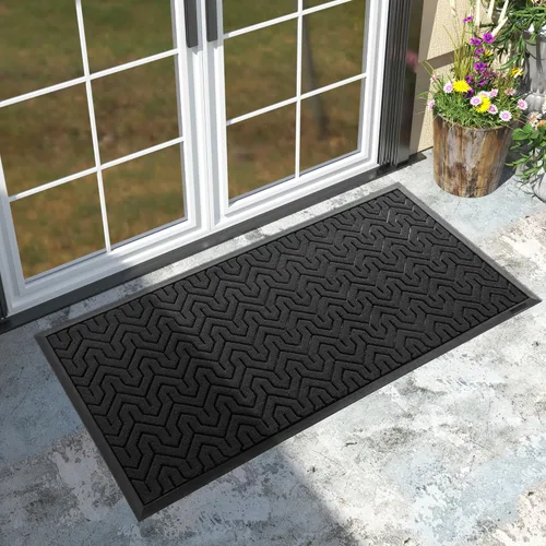 Miniatura 69 de Yimobra Alfombra para Puerta Delantera Exterior Entrada 29.5x17, Impermeable Resistente Alfombras Exteriores para Puerta Delantera, Alfombra