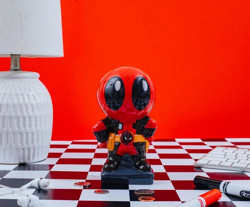 Miniatura 8 de Silver Buffalo Deadpool Chibi Stance - Banco pequeño de monedas de cerámica