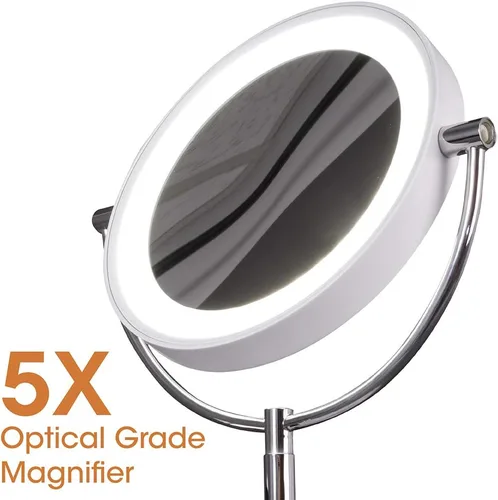 Miniatura 6 de Ottlite Espejo de maquillaje LED de carga inalámbrica - Luz de aumento iluminada con puerto USB