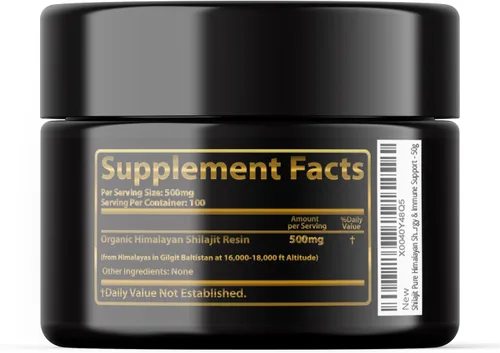 Miniatura 10 de Shilajit - Resina del Himalaya – Shilajit 100% puro de grado dorado con ácido fúlvico y más de 85 oligoelementos complejos para energía y apoyo