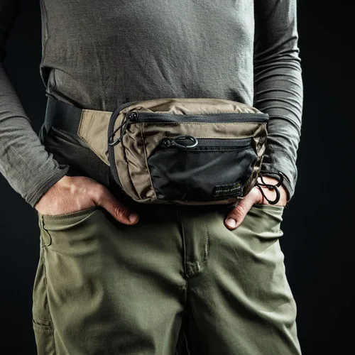 Miniatura 7 de Eberlestock Bando Bag - Tactical Men's Fanny Pack w/Adjustable Waist Belt, Zippered Pockets, Compact Lightweight Belt Bag verde/negro