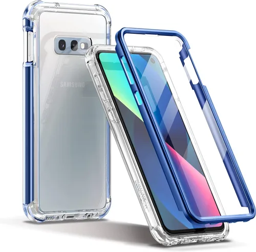 Miniatura 9 de SURITCH Funda transparente para Samsung Galaxy S10E (solamente) de 5.8 pulgadas, [protector de pantalla integrado] protección de cuerpo completo a