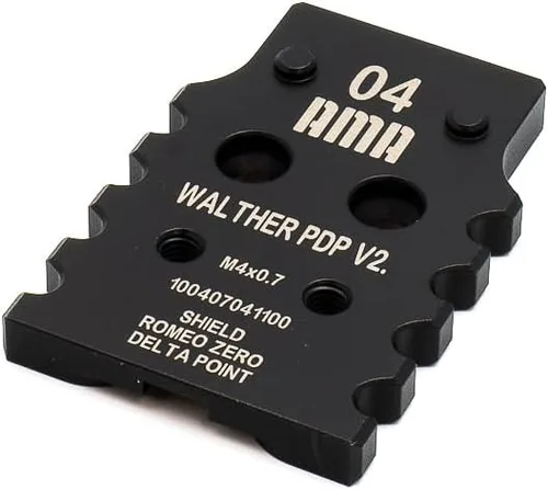 Miniatura 10 de Placa adaptadora Super Grip para Walther PDP V2, serie F compatible con Trijicon, Holosun, Leupold, Shield, Docter
