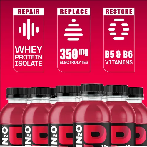 Miniatura 6 de Protein2o - Bebida a base de agua con infusión de 15 gramos de proteína de suero, sabor cereza, botella de 16.9 oz (paquete de 12)