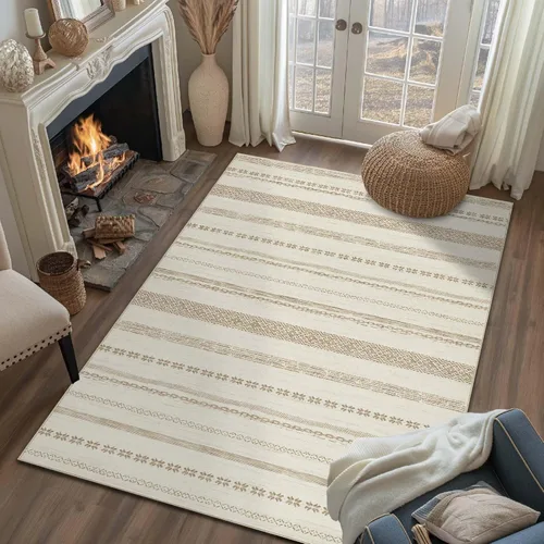 Miniatura 12 de jinchan Boho 2x3 Rugs for Entryway - Moroccan Machine Washable Doormat Soft Bohemian Small Throw Rug Non-Slip Carpet for Entrance Kitchen Laundry