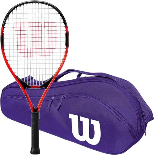 Miniatura 8 de Wilson Pro Staff Precision Jr - Raqueta de tenis incluida con una bolsa de tenis o mochila