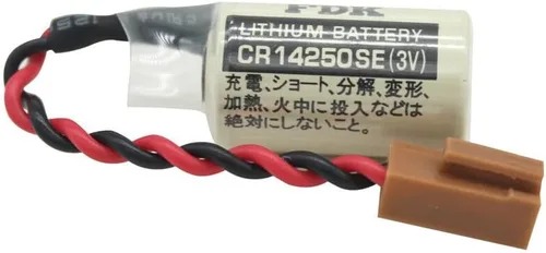 Miniatura 3 de Batería de litio de control industrial con enchufe marrón 1PCS CR14250SE (3V) CR14250SE (3V) 1/2AA PLC