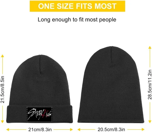 Miniatura 2 de Cyhuccu Stray Kids Merch - Gorro de punto para invierno cómodo unisex