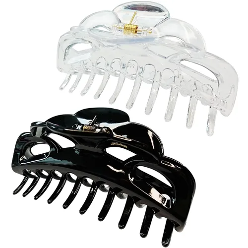 Miniatura 15 de Pinzas para cabello grandes de plástico, para mujeres con cabello grueso