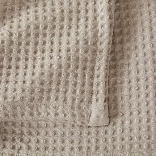 Miniatura 7 de Manta de cama 100% algodón con tejido waffle Suave, transpirable y ligera para todas las estaciones Perfecta para superponer Colección Brielle