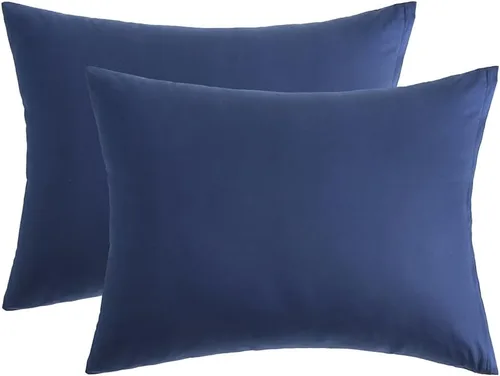 Miniatura 7 de Fundas de almohada tamaño King, fundas de almohada 100% algodón egipcio con cremallera oculta, 500 hilos, fundas de almohada con cremallera, juego