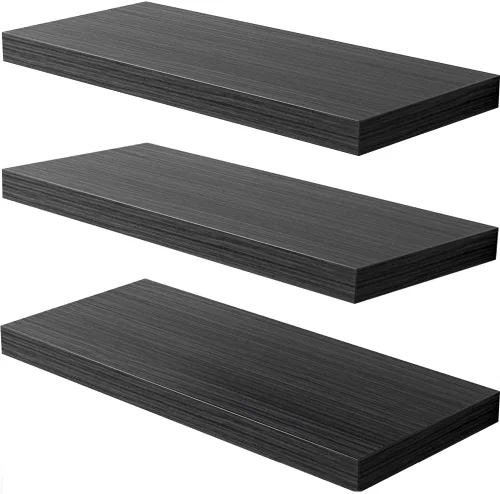 Miniatura 14 de Estante Flotante, Juego de 3 Estantes de Pared, 36 pulgadas de ancho x 12.75 pulgadas de profundidad x 2 pulgadas de alto, Estante Flotante de Pared