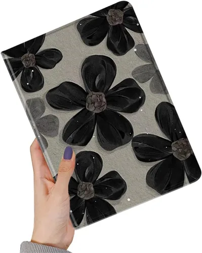 Miniatura 62 de kaidisen Funda de flores compatible con iPad de 9.7 pulgadas, 6ª y 5ª generación, iPad Air/Air 2, diseño de flores, ilustración floral con soporte