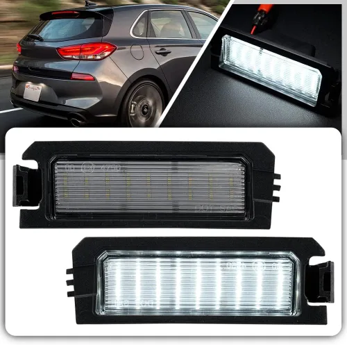 Miniatura 11 de nsautolighting Elan'tra - Luz LED de matrícula para Hyundai Kona N Elan'tra Tucson Sonata Kia Sport'age Sorento 6500K xenón blanco sin errores