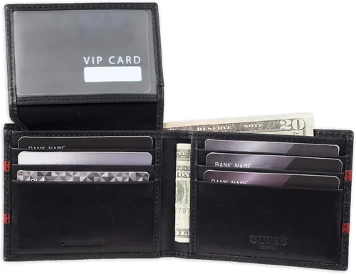 Miniatura 5 de GUESS Men's Leather Slim Bifold Wallet