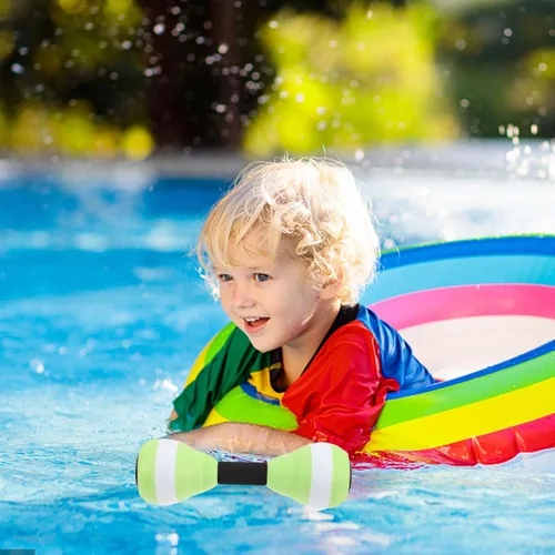 Miniatura 8 de 2 mancuernas de agua para ejercicio acuático, ejercicio aeróbico para piscina, aeróbicos, resistencia y entrenamiento de natación