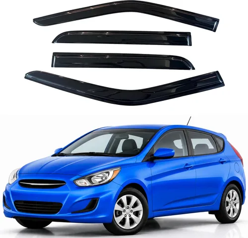 Miniatura 38 de Visor para ventana IG para Hyundai Venue 2020-2023, protector contra la lluvia, adhesivo extra duradero, deflector de viento para lado