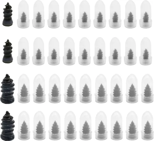 40 PIEZAS Clavos de Goma para Reparación de Neumáticos, Clavos de Goma en Espiral, Tapón de Tornillo de Neumáticos, Clavo de Reparación de