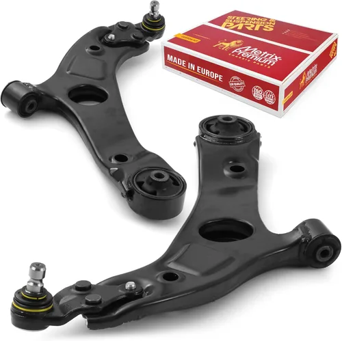 Fabricado en Europa. Conjunto de brazo de control inferior delantero izquierdo y derecho de Metrix RK621592 y RK622363 para Hyundai Sonata, Hyundai