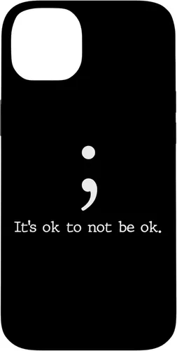 Miniatura 14 de Mental Health Awareness Shirts Semicolon Quote Gift Case for iPhone 17