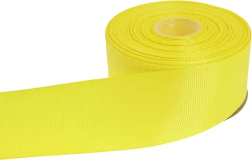 Miniatura 42 de Cinta de grogrén sólido de 25 yardas cada rollo, borde tejido 100% poliéster (1/4 pulgada, beige)