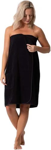 Miniatura 2 de Robe Direct Women’s Terry Cloth Spa and Bath Towel Wrap with Adjustable Closure & Elastic Top
