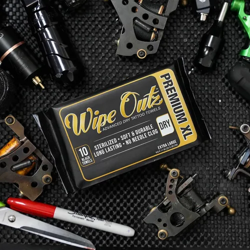 Miniatura 7 de Wipe Outz Toallas de tatuaje extragrandes DRY – Toallitas de tatuaje prémium para durante el tatuaje y el cuidado posterior, cuidado posterior
