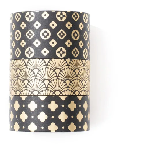 Miniatura 9 de YUBBAEX Gold Veins Washi Tape - Juego de cinta adhesiva decorativa para artes, manualidades, suministros de diario, planificadores, álbumes