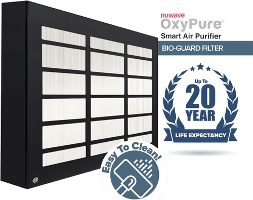 Miniatura 3 de Nuwave Filtro lavable Oxypure - BioGuard para habitaciones grandes y hogar